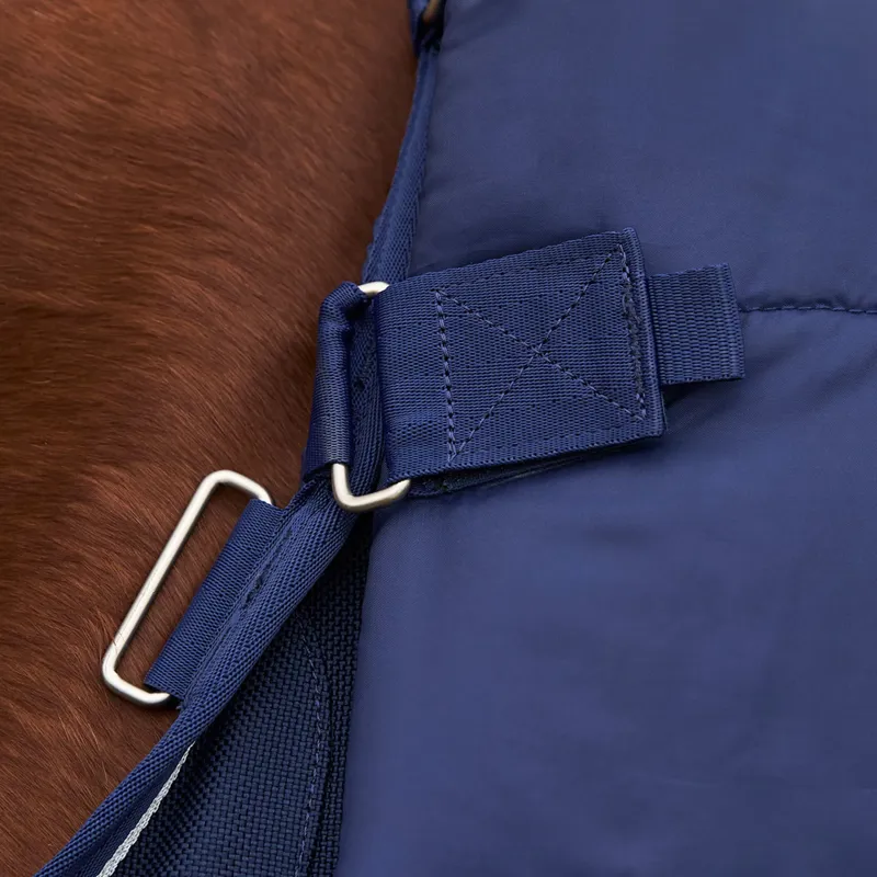 WeatherBeeta ComFiTec Ultra 220g Detach-A-Neck Turnout Rug - Navy-1