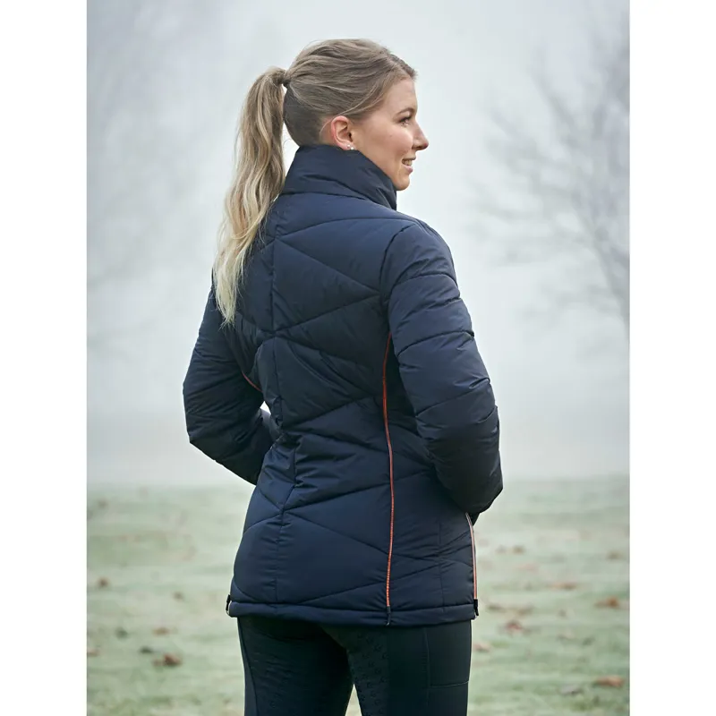 Covalliero Winter Ladies LED Quilted Jacket - Dark Navy-4