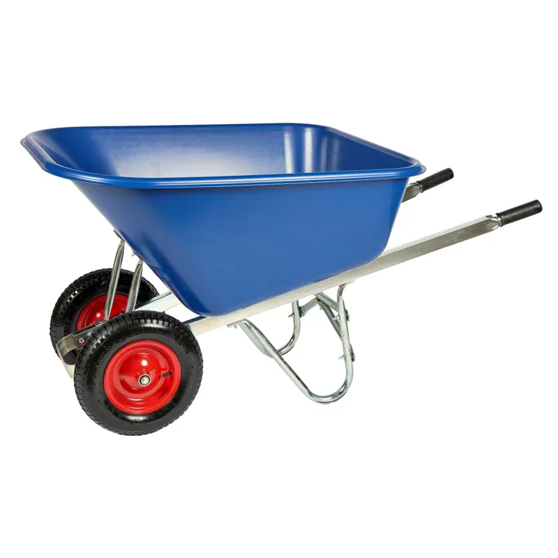 Carrimore Twin Wheel 200lt Wheelbarrow - Blue