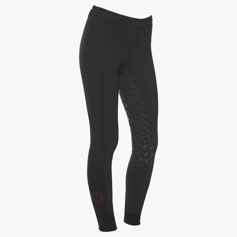 Cavalleria Toscana Line System Full Grip Junior Breeches - Black