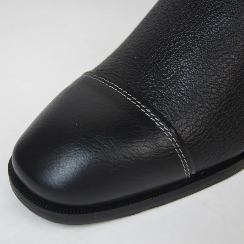 DeNiro Salentino Lucido Unlaced Tall Riding Boots - Quick Black/Black-1