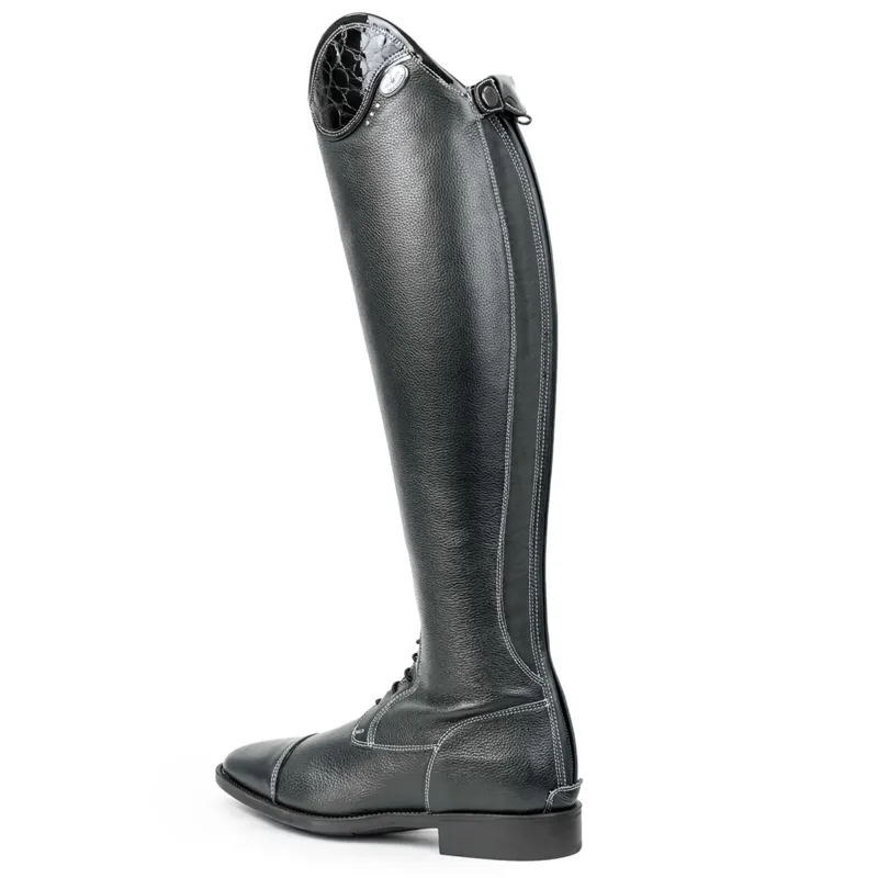 DeNiro Salentino Lucido Laced Tall Riding Boots - Quick Black/Black-1