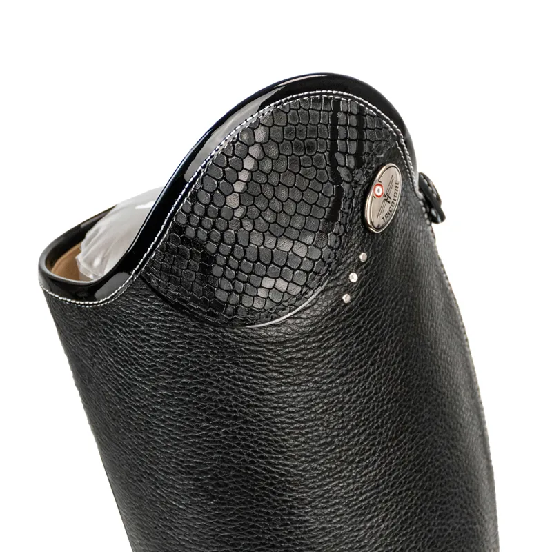 DeNiro Salentino Regal Unlaced Tall Riding Boots - Quick Black/Black-1