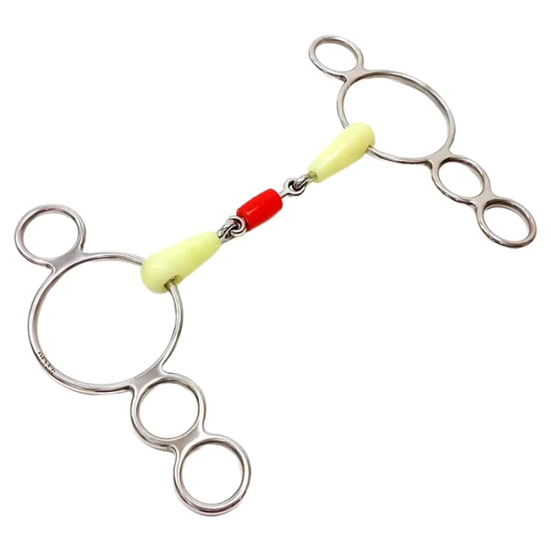 Dever Apple Mouth Roller Lozenge 3-Ring Gag Bit -1