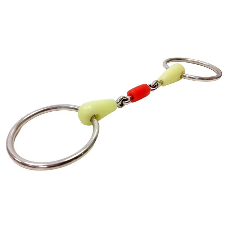 Dever Apple Mouth Peanut Lozenge Loose Ring Snaffle Bit-1