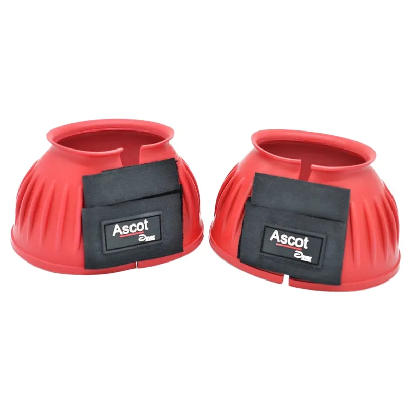 Dever Ascot Rubber Overreach Boots - Red