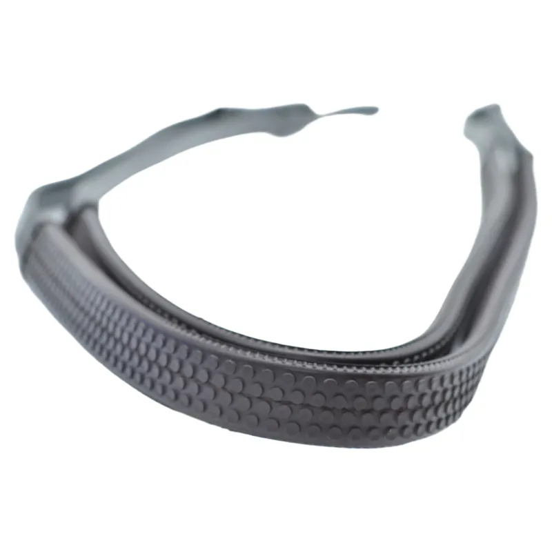 Dever Ascot Rubber Grip Reins - Brown-4