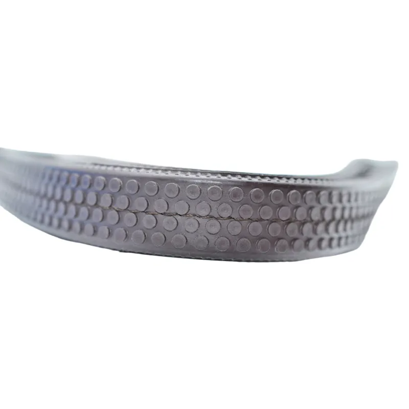 Dever Ascot Rubber Grip Reins - Brown-3