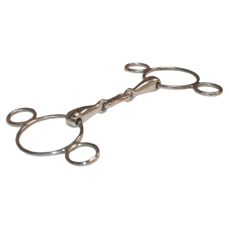Dever French Link 2 Ring Continental Dutch Gag Bit-1