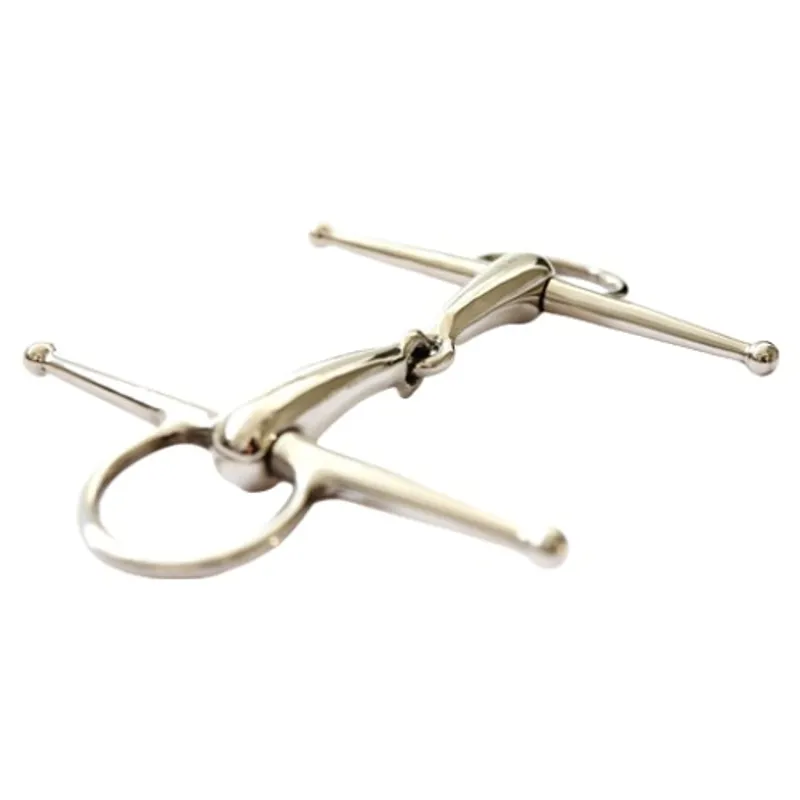 Dever  Hollow Single Jointed Full Cheek Snaffle Bit-1