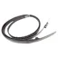 Dever Platinum Leather Plaited Reins - Brown