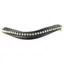 Dever Platinum Shaped Single Row Diamante Browband - Brown