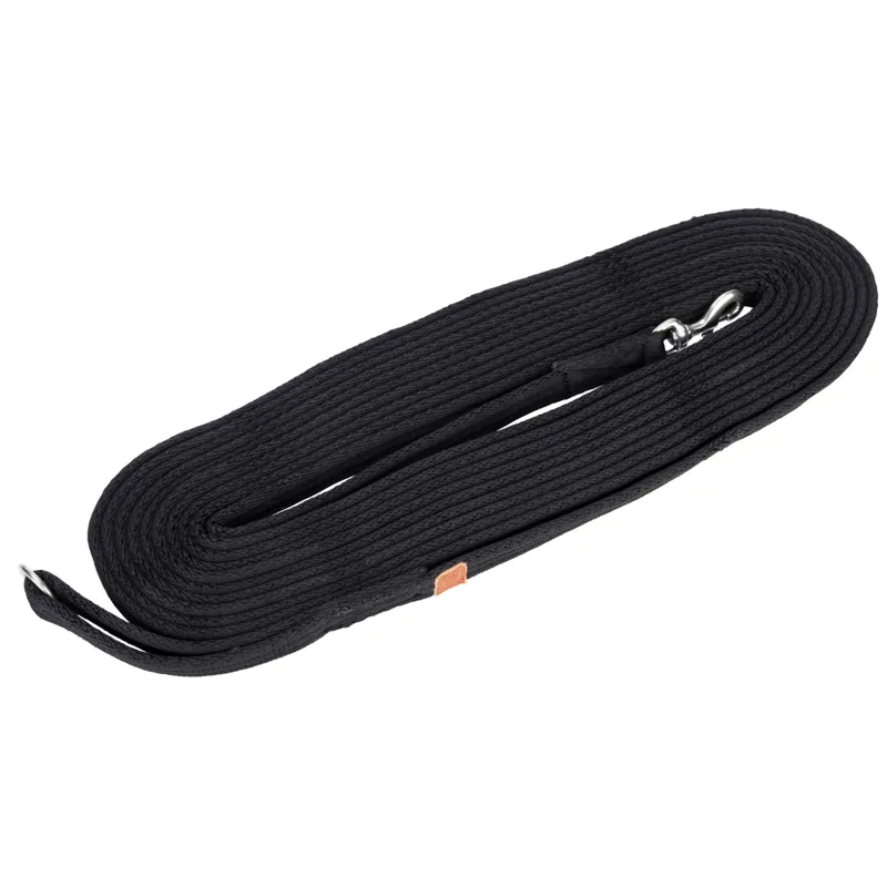 Digby and Fox Extra Long Cushion Web Dog Lead - Black