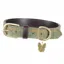 Digby and Fox Tweed Dog Collar - Red/Yellow/Blue Check