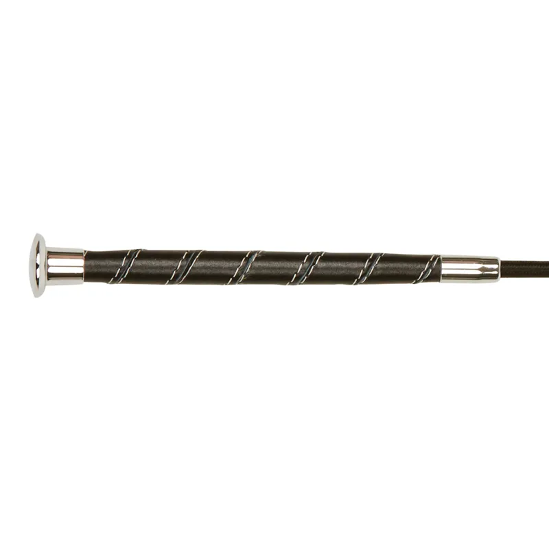Dublin Leather Touch Riding Crop - Black-1