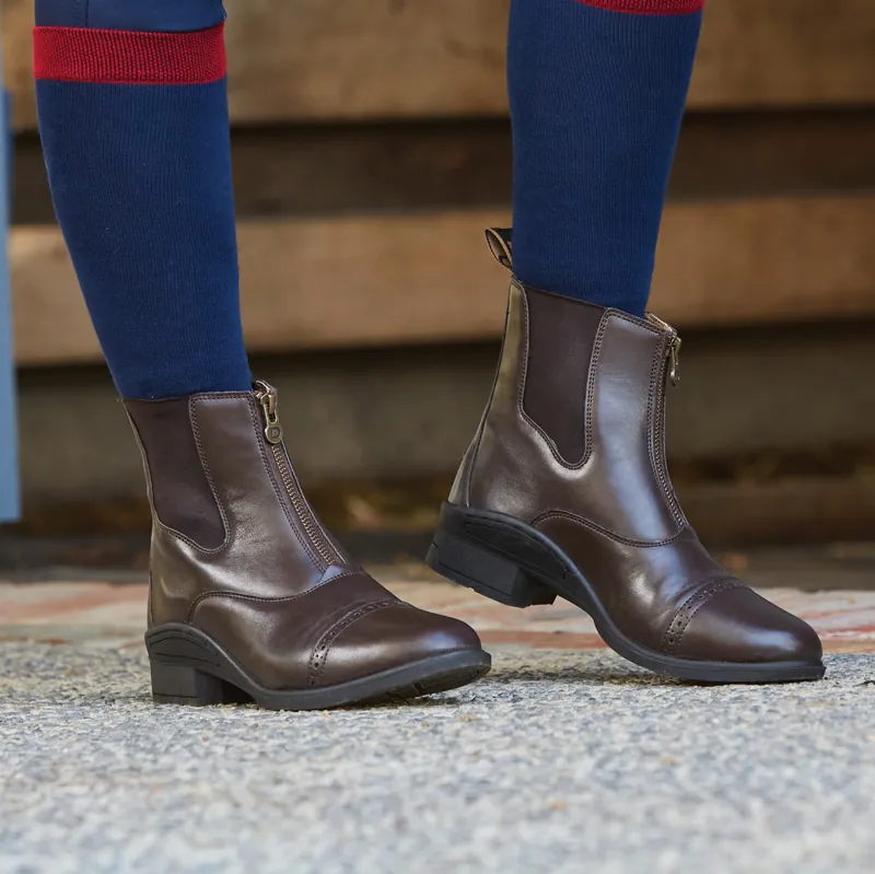 Dublin Altitude Zip Childs Paddock Boots - Brown-1
