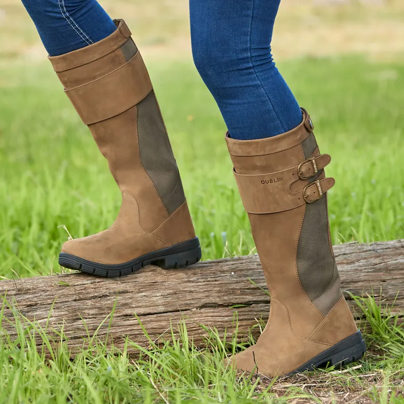 Dublin Pollard Country Boots - Dark Brown-1