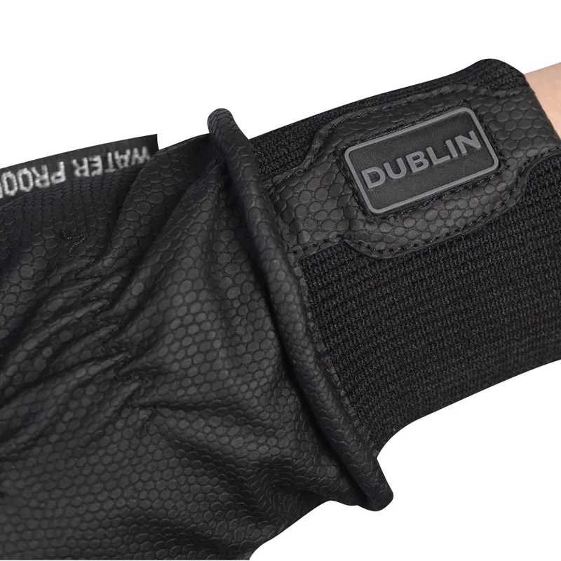 Dublin Synthetic Leather Thinsulate Adults Riding Gloves - Black-1
