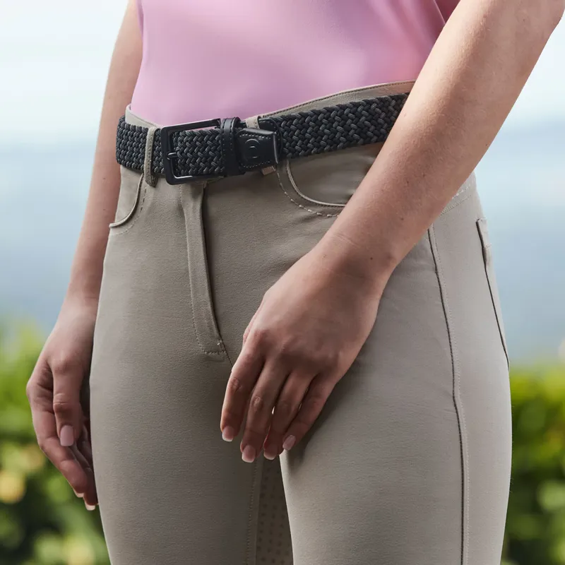 Dublin Shelby Full Grip Ladies Competition Breeches - Beige-2