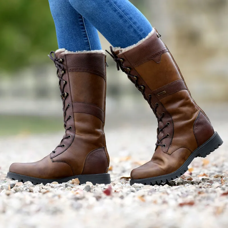Dublin Yukon Womens Tall Country Boots - Brown-1