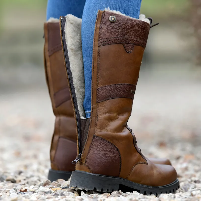 Dublin Yukon Womens Tall Country Boots - Brown-2