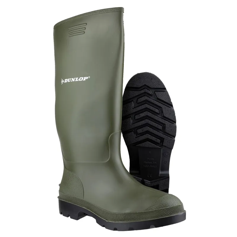 Dunlop Pricemastor Adults Wellington Boots - Green