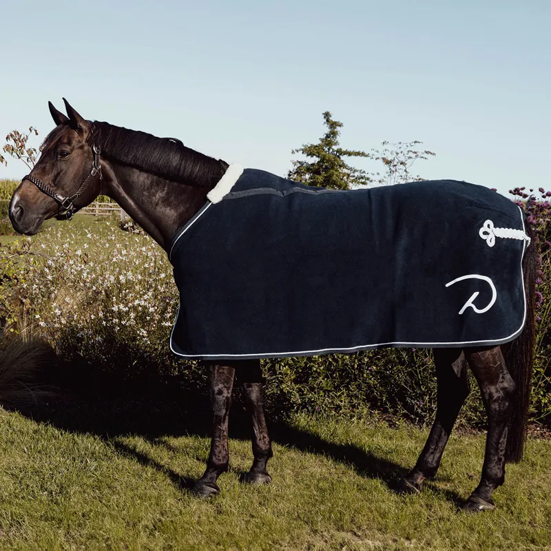 Dy'on Heavy Fleece Rug - Navy