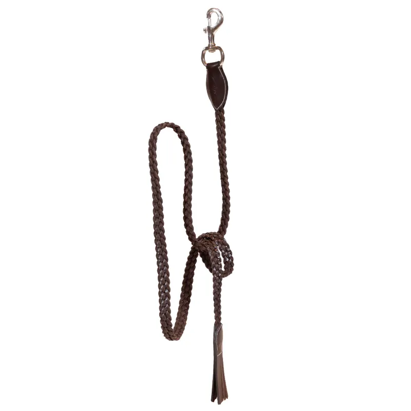Dy'on Plaited Lead Rope - Brown