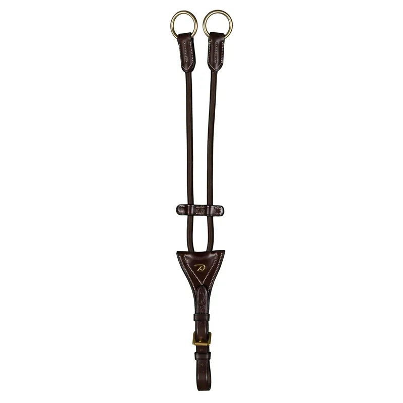 Dy'on D Collection Elastic Running Martingale Attachment - Brown