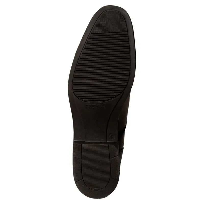 Dyon Laced Tall Riding Boots - Small Calf - Black-5