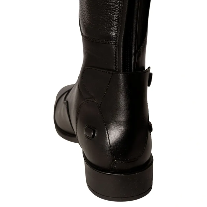 Dyon Laced Tall Riding Boots - X-Small Calf - Black-7