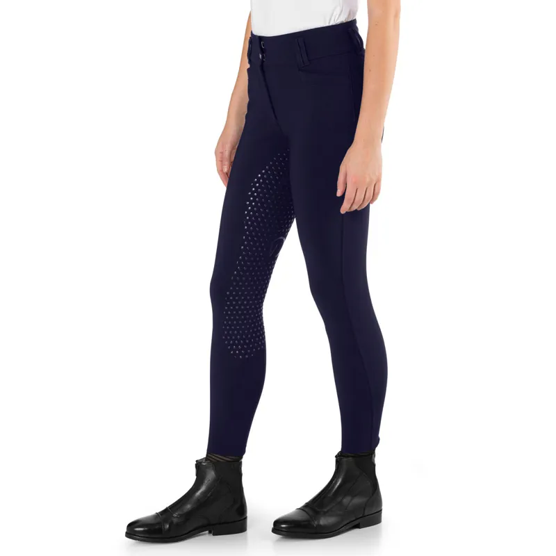 EGO7 Dressage CA Full Grip Ladies Breeches - Navy-1