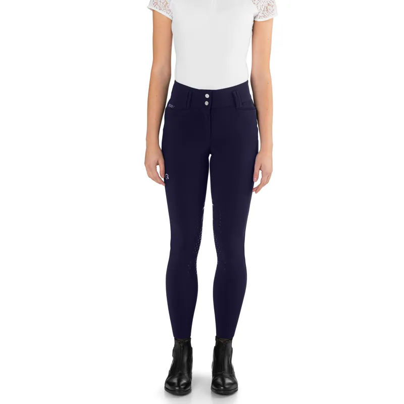EGO7 Jumping CA Knee Grip Ladies Breeches - Navy-1