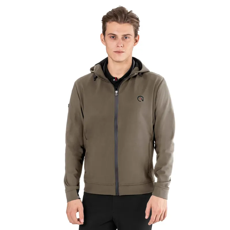 EGO7 Mens Full Zip Hoodie Jacket - Turtledove