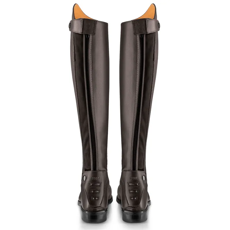 EGO7 Orion Laced Tall Riding Boots - Medium Calf - Brown-4
