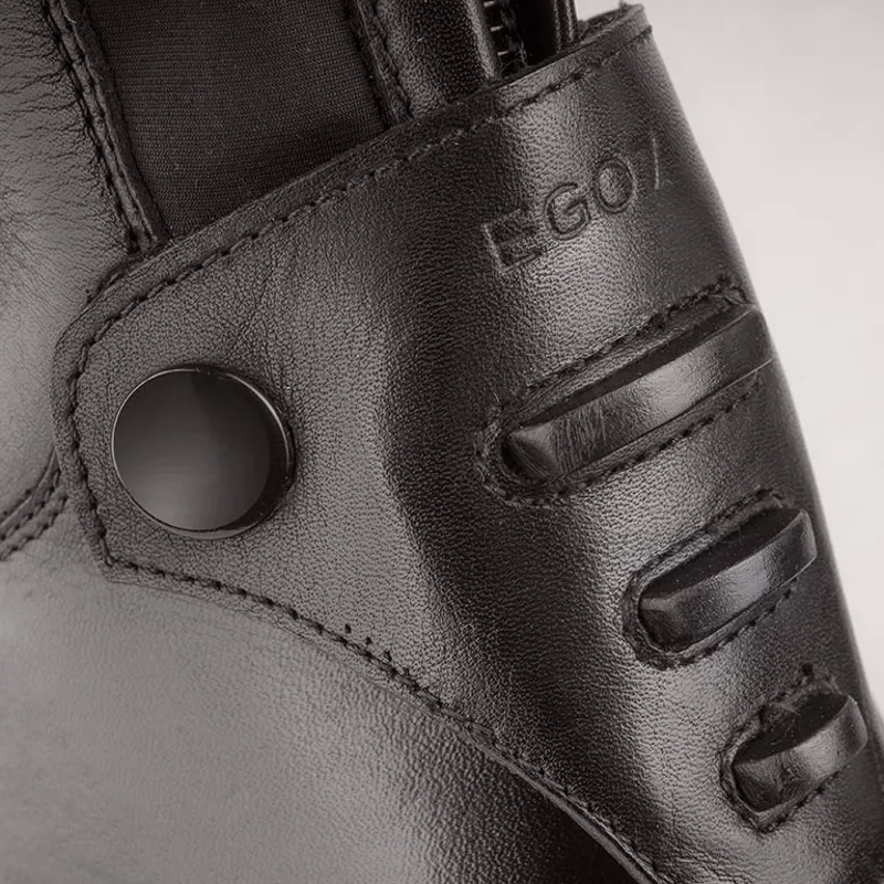 EGO7 Aries Unlaced Tall Riding Boots - Black-5