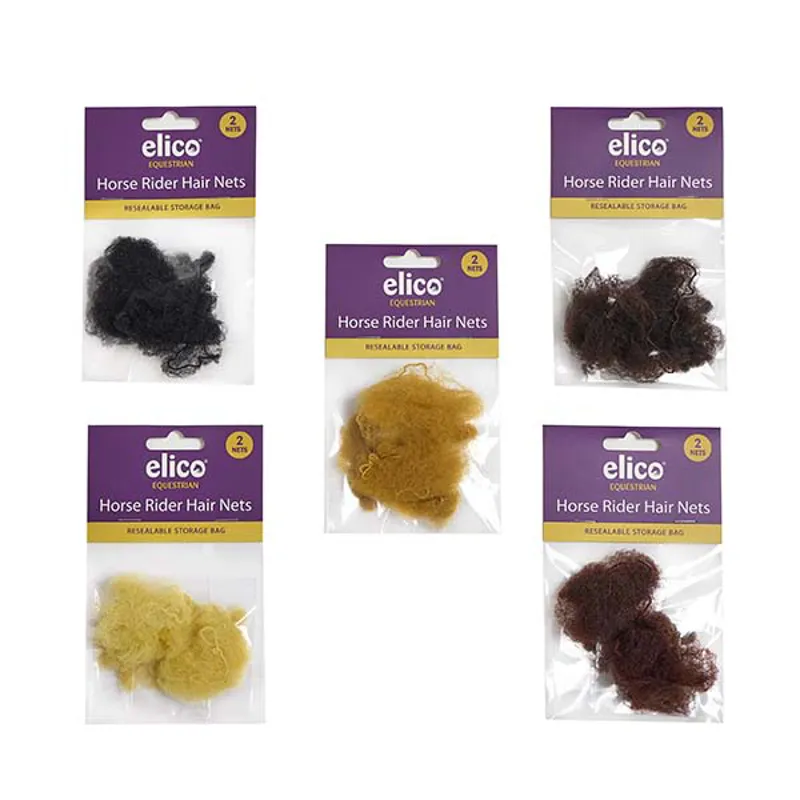 Elico Hairnet - 2 Pack - Black-1