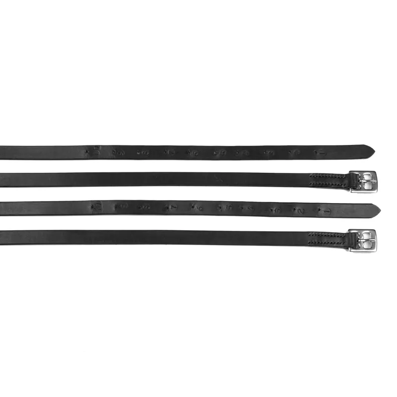 Elico Junior Stirrup Leathers - Black