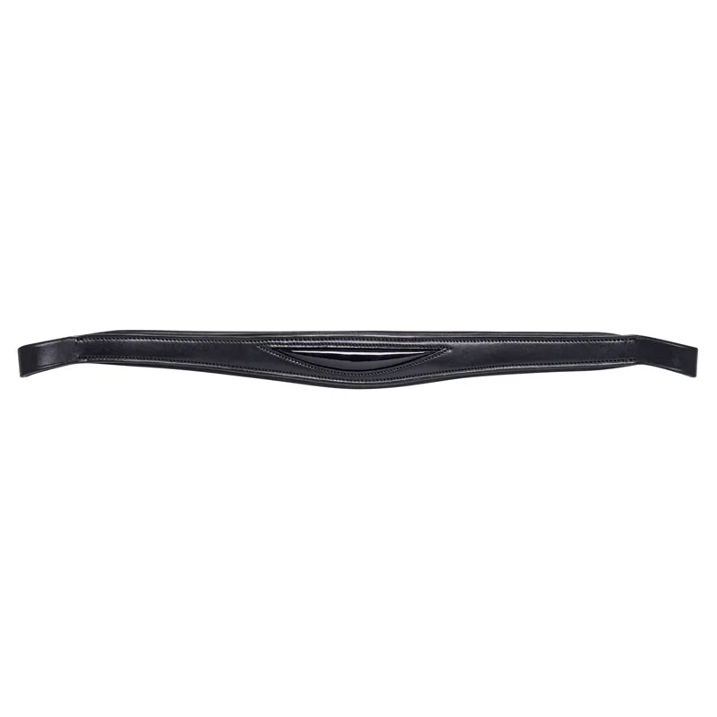 Equiline Browband with Polished Insert - Black