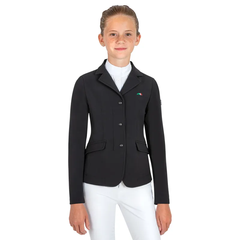 Equiline Carolink Junior Girls Show Jacket - Blue
