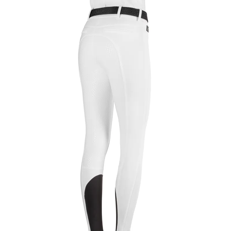 Equiline Adellek Full Grip Ladies Competition Breeches - White-1