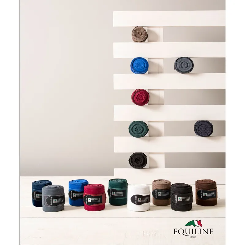 Equiline Work Bandages - Black-1