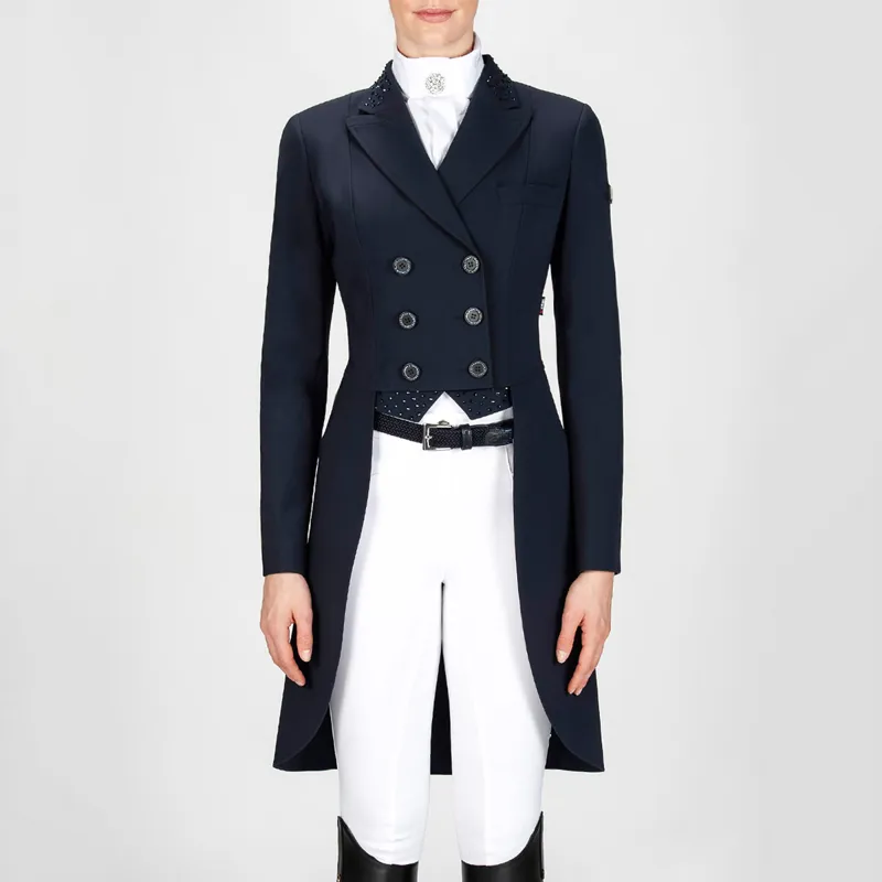 Equiline Marilyn Ladies Competition Tail Coat - Blue