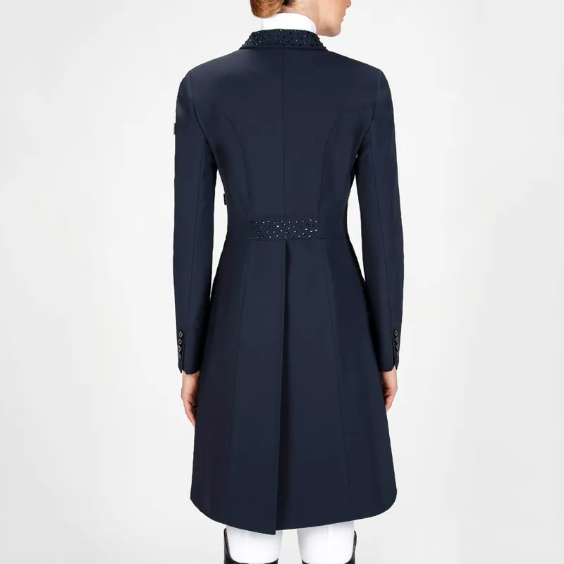 Equiline Marilyn Ladies Competition Tail Coat - Blue-1