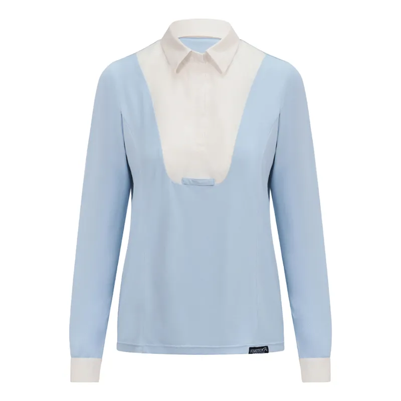 Equetech AirStride Combination Ladies Long Sleeve Show Shirt - Blue