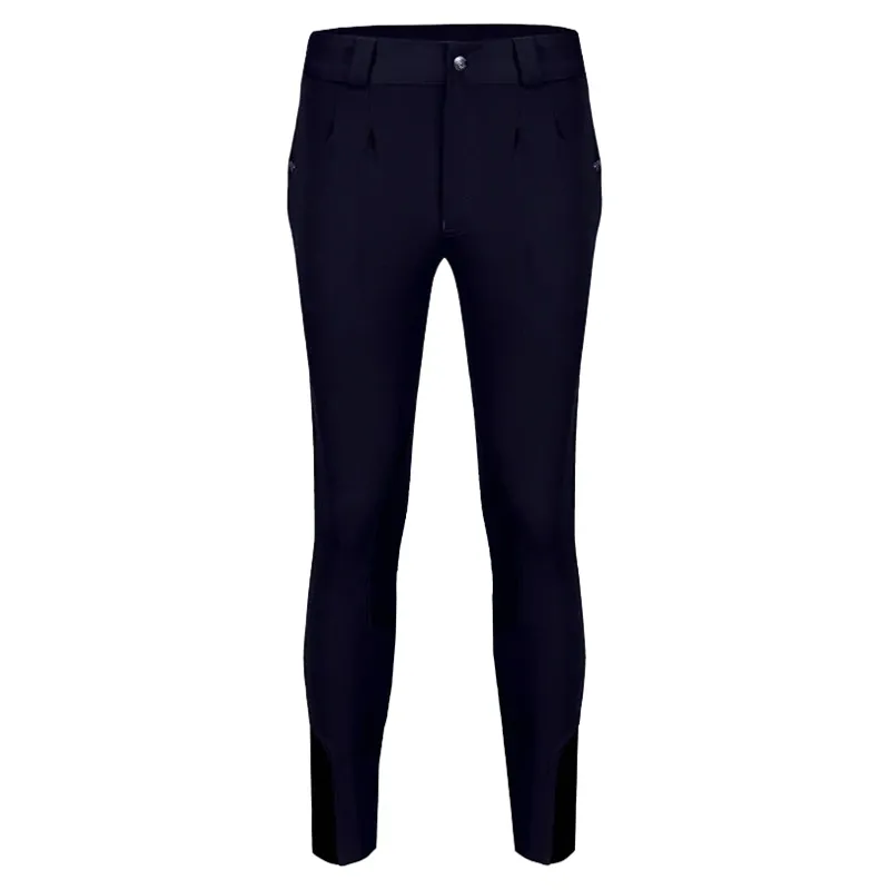Equetech Casual Knee Patch Junior Boys Breeches - Navy