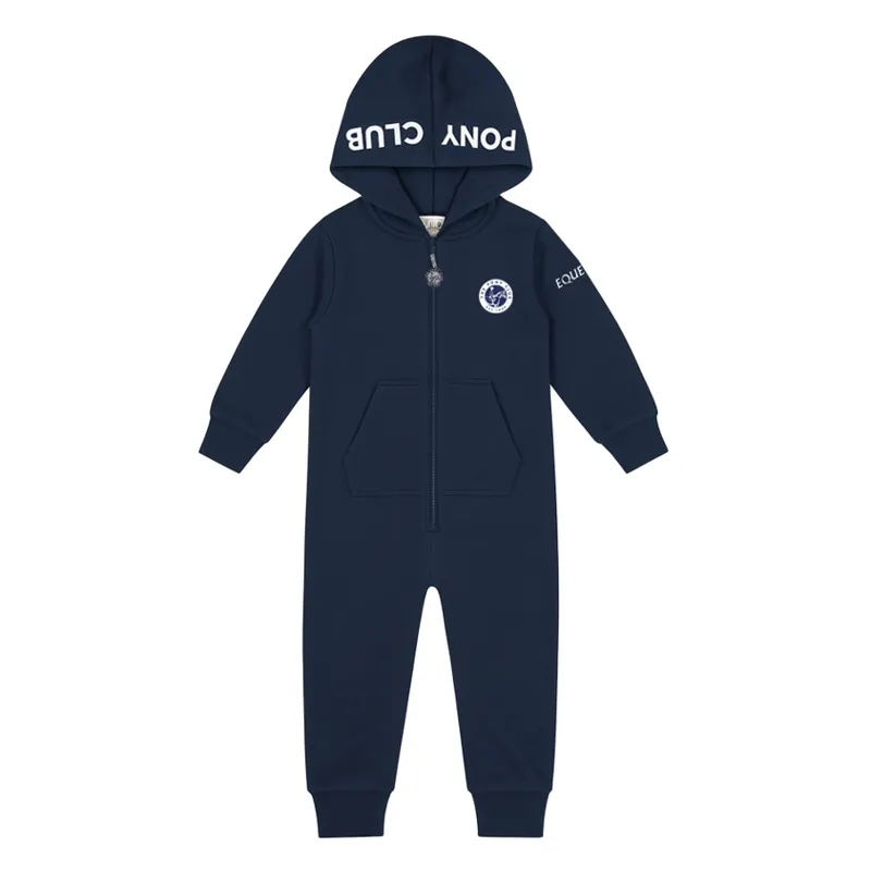 Equetech Official Pony Club Junior Jersey All-in-One Jumpsuit - Navy