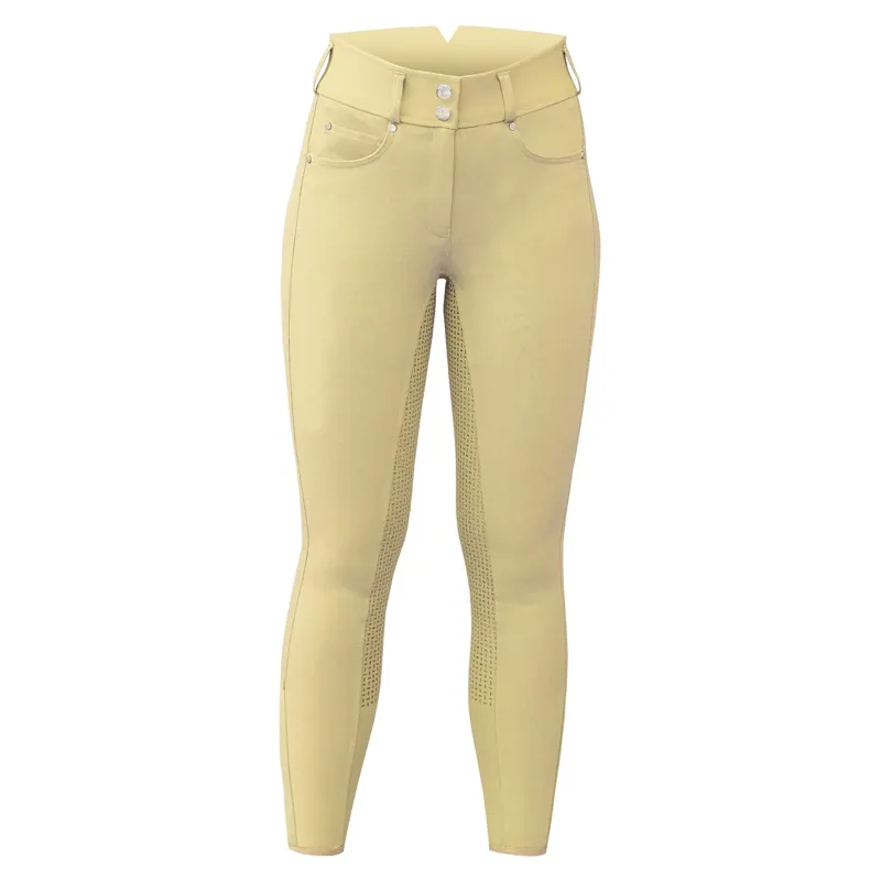 Equetech Ultimo Full Grip Womens Competition Breeches - Buttermilk