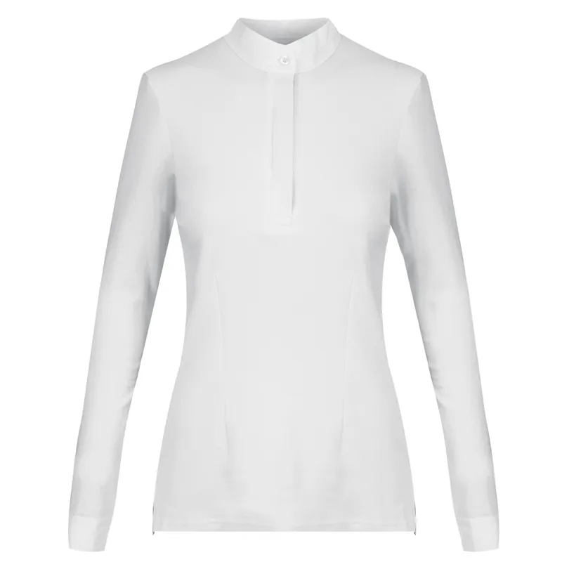 Equetech Thermal Cosy Womens Stock Show Shirt - White