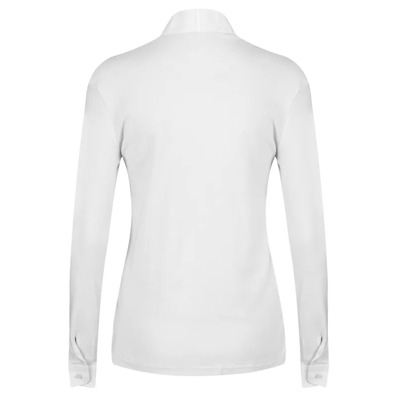 Equetech Thermal Cosy Womens Stock Show Shirt - White-1